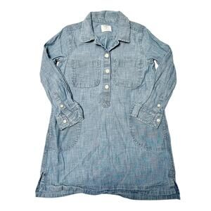 Crewcuts Chambray Pocket Dress Size 6